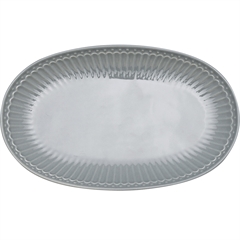Biscuit plate Alice stone grey 
